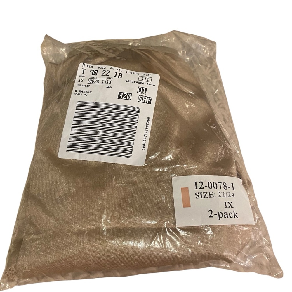 Two Pack Nude Slips
